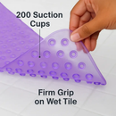 Bath Tub Mat for Safe, Non-Slip Bathroom Floors by LJGDeals