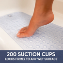 Bath Tub Mat for Safe, Non-Slip Bathroom Floors by LJGDeals