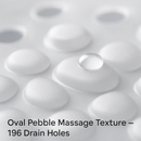 Bath Tub Mat for Safe, Non-Slip Bathroom Floors by LJGDeals