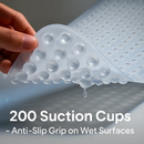 Bath Tub Mat for Safe, Non-Slip Bathroom Floors by LJGDeals