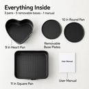 Springform Cake Pan Set for Versatile Baking by LJGDeals