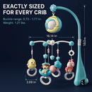 Baby Musical Crib Bell with Mobile & Star Projection by LJGDeals