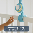 Baby Musical Crib Bell with Mobile & Star Projection by LJGDeals