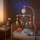 Baby Musical Crib Bell with Mobile & Star Projection by LJGDeals