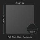 Chair Desk Floor Mat for Hardwood Floors by LJGDeals