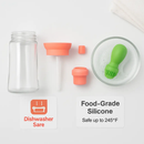 Oil Dispenser Bottle 2-in-1 with Dropper & Brush