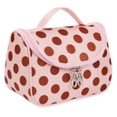 Travel Makeup Bag with Mirror - Compact Organizer by LJGDeals