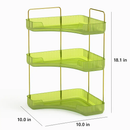 Bathroom Countertop Organizer Corner Shelf by LJGDeals