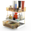 3-Tier Vanity Makeup Organizer with Drawer, Large Capacity by LJGDeals