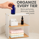 3-Tier Acrylic Countertop Organizer for Cosmetics by LJGDeals