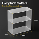 3-Tier Acrylic Countertop Organizer for Cosmetics by LJGDeals
