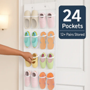 Over-the-Door 24-Pocket Shoe Rack Organizer for Closet by LJGDeals