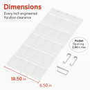 Over-the-Door 24-Pocket Shoe Rack Organizer for Closet by LJGDeals