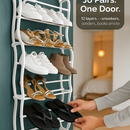 Over-the-Door 12-Shelf Shoe Rack Organizer by LJGDeals