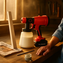 Portable Battery Powered Paint Sprayer HVLP Gun by LJGDeals