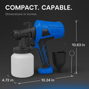Electric Paint Sprayer with 3 Patterns and 800ml Cup by LJGDeals