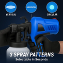 Electric Paint Sprayer with 3 Patterns and 800ml Cup by LJGDeals