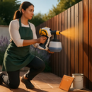 Paint Sprayer with Adjustable Flow and Spray Patterns by LJGDeals