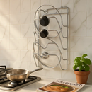 Pot Lid Rack Organizer for Cabinet Door and Wall Mount by LJGDeals