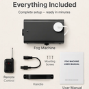 Fog Machine with LED Lights for Parties and Stages by LJGDeals