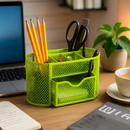 Metal Mesh Pencil Holder Desk Organizer for Home Office by LJGDeals
