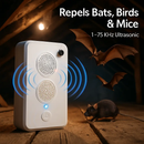 4Pack Rechargeable Ultrasonic Bat Repellent Indoor Outdoor Bird Mouse Deterrent Device with 6 Adjustable Levels for Attic Porch House by LJGDeals