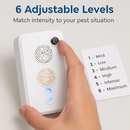 4Pack Rechargeable Ultrasonic Bat Repellent Indoor Outdoor Bird Mouse Deterrent Device with 6 Adjustable Levels for Attic Porch House by LJGDeals