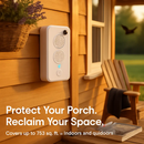 4Pack Rechargeable Ultrasonic Bat Repellent Indoor Outdoor Bird Mouse Deterrent Device with 6 Adjustable Levels for Attic Porch House by LJGDeals