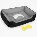 Dog Bed with Soft Fleece Cushion - Cozy & Secure Rest by LJGDeals