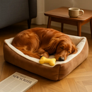 Dog Bed with Soft Fleece Cushion - Cozy & Secure Rest by LJGDeals
