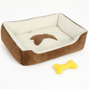 Dog Bed with Soft Fleece Cushion - Cozy & Secure Rest by LJGDeals