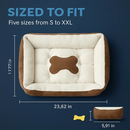 Dog Bed with Soft Fleece Cushion - Cozy & Secure Rest by LJGDeals