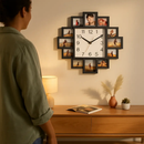 Photo Frame Clock: 12-Photo Collage Wall Display by LJGDeals