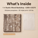 Wooden Floor Photo Backdrop for Studio and Portrait Shoots by LJGDeals