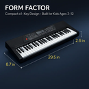 61-Key Digital Music Keyboard for Kids with Stand by LJGDeals