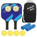 Pickleball Set with Paddles, Balls & Carry Bag