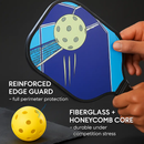 Pickleball Set with Paddles, Balls & Carry Bag
