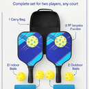 Pickleball Set with Paddles, Balls & Carry Bag