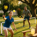 Portable Pickleball Net Set for Home Courts and Play by LJGDeals