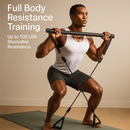 Pilates Bar Kit with Resistance Bands for Full Body Toning by LJGDeals