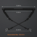 Pilates Bar Kit with Resistance Bands for Full Body Toning by LJGDeals