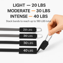 Pilates Bar Kit with Resistance Bands for Full Body Toning by LJGDeals