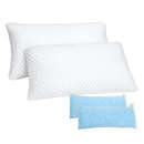 Shredded Memory Foam Pillow - Adjustable, Cooling, Washable by LJGDeals