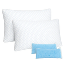 Shredded Memory Foam Pillow - Adjustable, Cooling, Washable by LJGDeals