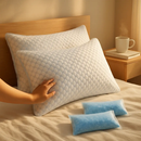 Shredded Memory Foam Pillow - Adjustable, Cooling, Washable by LJGDeals