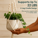 Plant Hanger Net Bag for Round/Square Pots 4-11in by LJGDeals