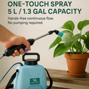 Electric Plant Sprayer with Telescopic Rod, Rechargeable by LJGDeals