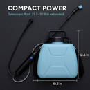 Electric Plant Sprayer with Telescopic Rod, Rechargeable by LJGDeals