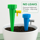 Self Watering Plant Spikes with Control Valve by LJGDeals