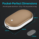 Portable Hand Warmer with Double-Sided Heating by LJGDeals